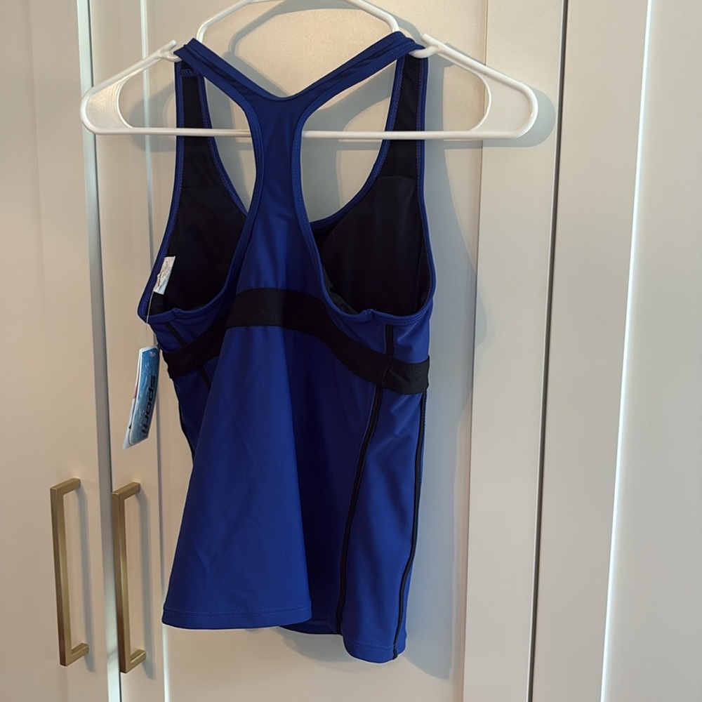 Sporti Blue and Black tankini - Picture 5 of 6